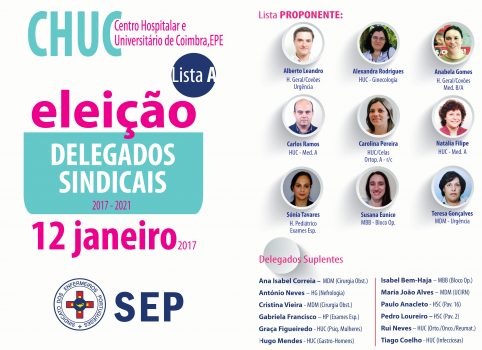 Eleição de Delegados Sindicais no CH Universitário de Coimbra