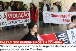 Reportagem SIC: Enfermeiros de Coimbra exigem contratação urgente