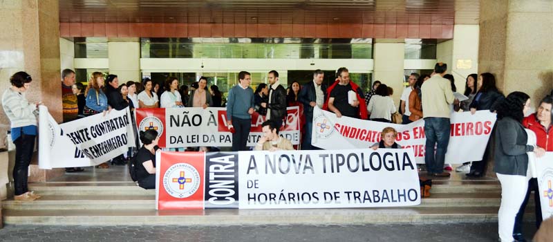 Greve e concentração nos Hospitais da Universidade de Coimbra pelos horários de trabalho