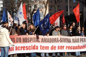 Greve e concentração no Hospital Fernando Fonseca dia 22 maio