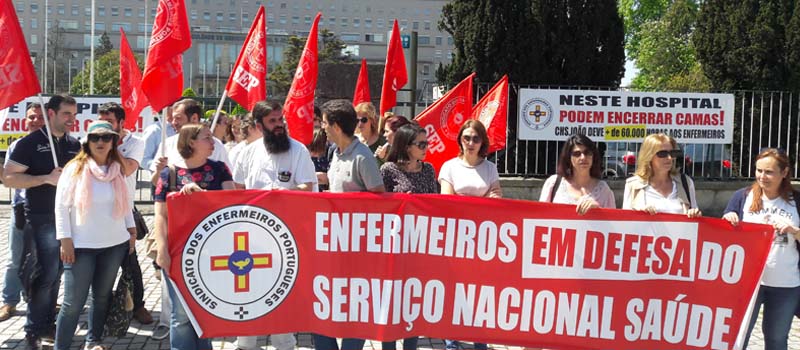 Enfermeiros do Hospital de São João em greve
