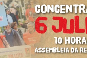 Concentração no dia 6 de julho contra o acordo laboral