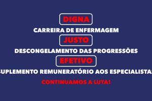 Carreira, Progressões e Especialistas: esta luta não pára