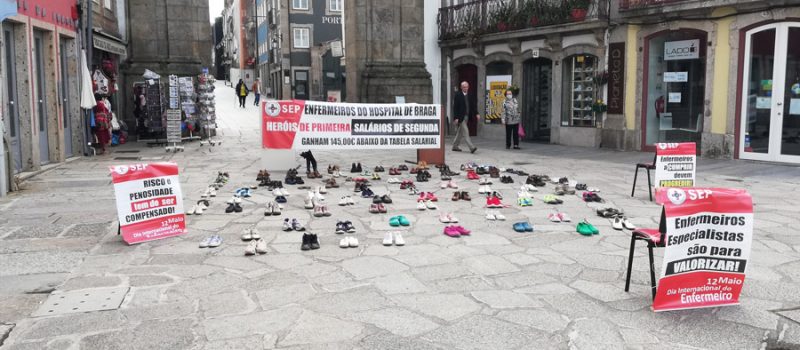 Minho: manifestação de descontentamento em Braga