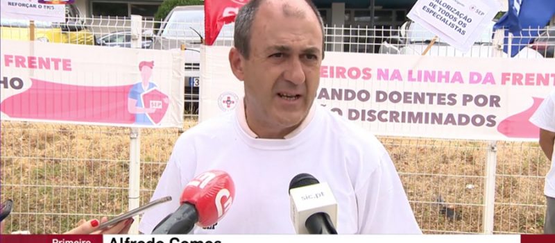 Unidade de Saúde de Bragança: protesto contra a discriminação profissional