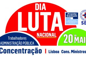 Frente Comum: dia nacional de luta a 20 de maio