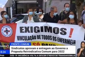 Frente comum de sindicatos: Proposta Reivindicativa Comum 2022