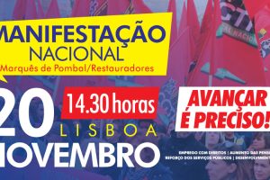 CGTP: manifestação a 20 de novembro