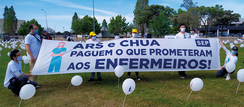 Enfermeiros do Algarve voltam à rua e pedem apoio da população