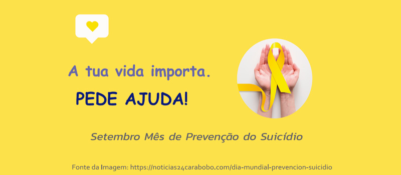 10 de setembro: Dia Mundial prevenção do suicídio em Faro