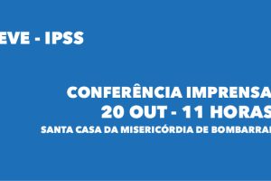 Conferência de imprensa em Leiria na greve das IPSS a 21 de outubro