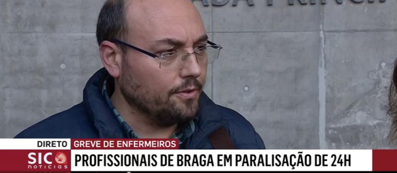 Enfermeiros do Hospital de Braga em greve de 24 horas