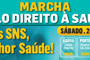 Marcha Pelo Direito à Saúde a 20 de maio