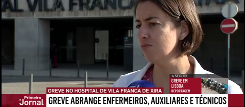 Adesão de 80% na greve do Hospital de Vila Franca de Xira | Reportagem
