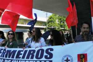 Forte determinação na greve do privado