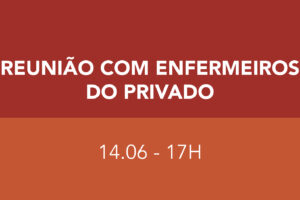 Participa na reunião com enfermeiros do Privado (APHP)!