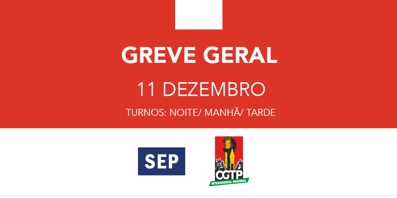 SEP - greve geral - 11 dez 2025