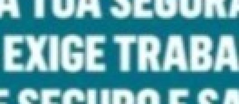 Dia Mundial da Segurança e Saúde no Trabalho
