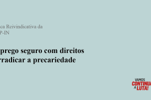 Prioridades da Política Reivindicativa da CGTP-IN para 2027 – parte 4